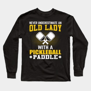 Pickleball women Long Sleeve T-Shirt